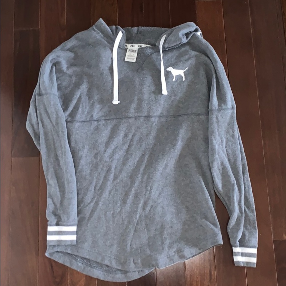 VS PINK GRAY SWEATSHIRT